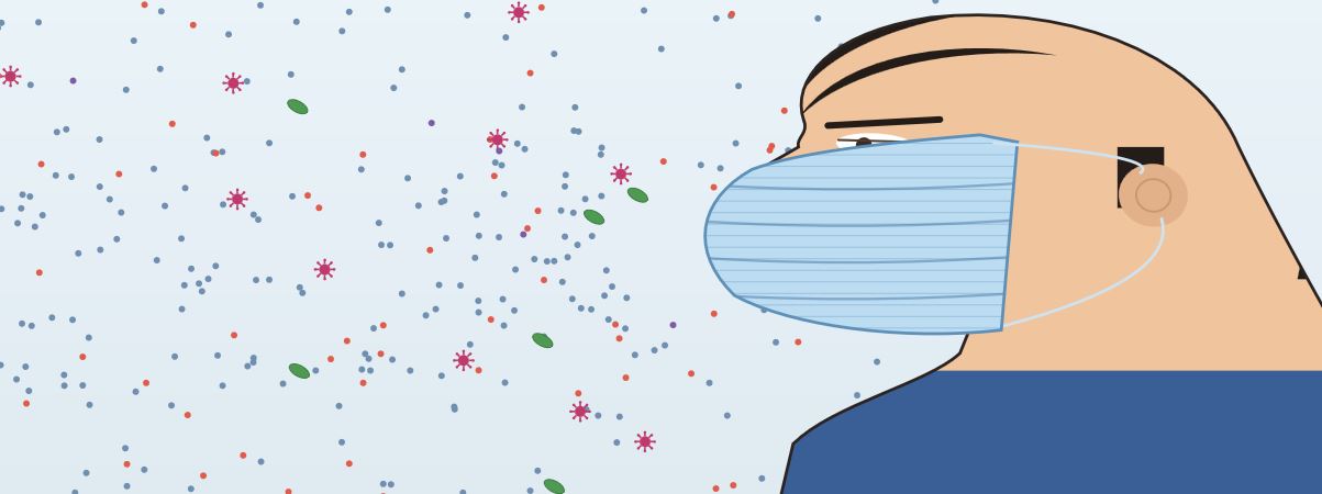 How a mask filters